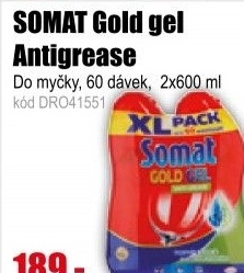 MY SOMAT Gold gel 60 dávekAntigrease 2x600ml