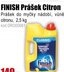 FINISH prášek 2,5kg Citron