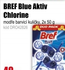 WC BREF BlueAktiv Chlorine 2x50g kuličky