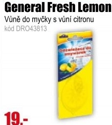 General Fresh vůně do myčky Lemon