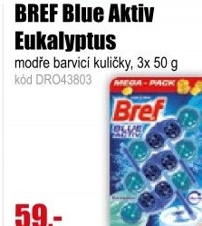 WC BREF BlueAktiv Eukalyptus 3x50g kuličky