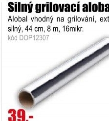 Alobal grilovací silný 44cm, 8m, 16mikr.