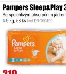 Plenky Pampers Sleep&Play 3 4-9kg 58ks