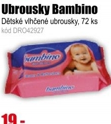 Ubrousky dětské Bambino 72ks