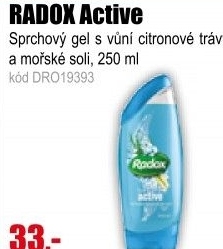 Sprchový gel RADOX Feel Active 250ml