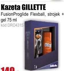 Kazeta GILLETTE Fusion Proglide Flexball /strojek + gel 75ml/