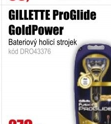 GILLETTE ProGlide Gold Power strojek + 1ks