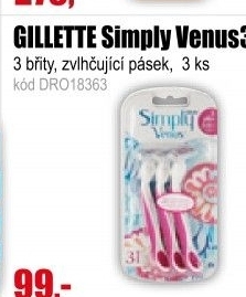 GILLETTE Simply Venus3 3ks