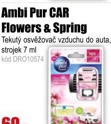 Ambi Pur CAR Flowers&Spring strojek 7ml