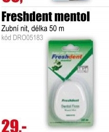 Nit zubní Freshdent mentol 50m