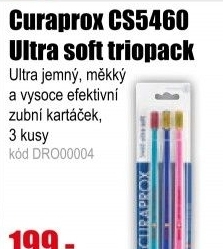 Kartáček zubní Curaprox CS5460 Ultra soft triopack