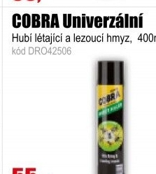 COBRA přípravek na hmyz Univerzální 400ml