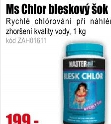 Ms Chlor bleskový šok 1 kg