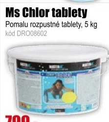 Ms Chlor tablety 5 kg