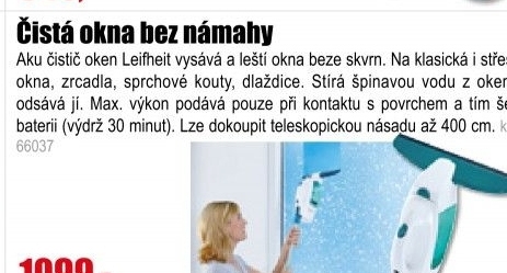 Vysavač na okna Leifheit 51113
