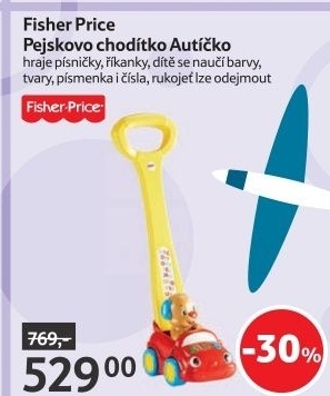 Pejskovo chodítko autíčko Fisher - Price
