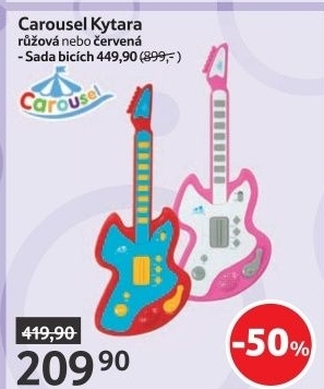 Dětská kytara Carousel