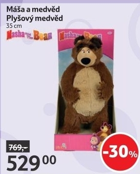 Plyšové hračky Máša a medvěd