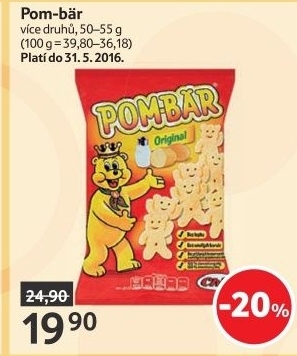 Snack PomBär Bohemia Chips