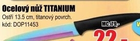 Nůž ocelový TITANIUM - univerzální 13,5 cm