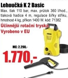 Myčka tlaková Karcher K 2 Basic