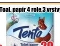 Toal.papír TENTO Cool Aqua 4ks, 3vrst.