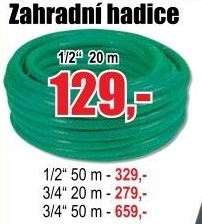 Hadice zahradní 1/2