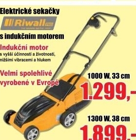 Sekačka elektrická Riwall REM 3310 i s indukčním motorem