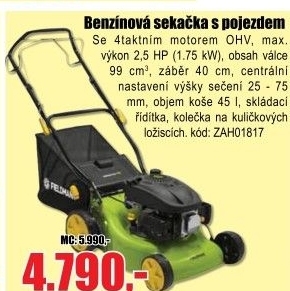 Sekačka motorová Fieldmann FZR 4010 B pojezd