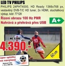 BTV LCD PHILIPS 24PHT4000/12