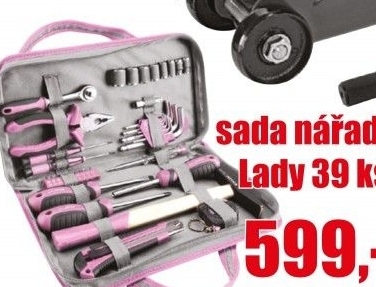Sada nářadí Extol Craft Lady 6596, 39ks