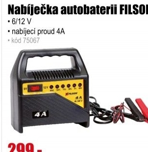 Nabíječka autobaterii FILSON 4 AMP