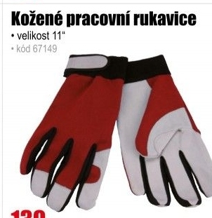 Rukavice pracovní kožené velikost 11