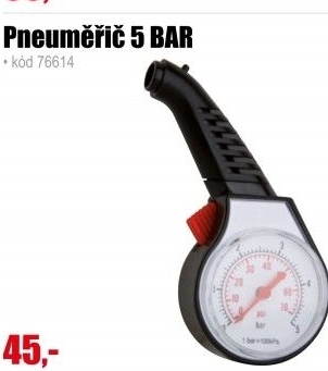 Pneuměřič 5 BAR