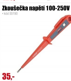 Zkoušečka napětí 100-250V Extol Premium 8831201