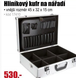 Kufr na nářadí hliníkový