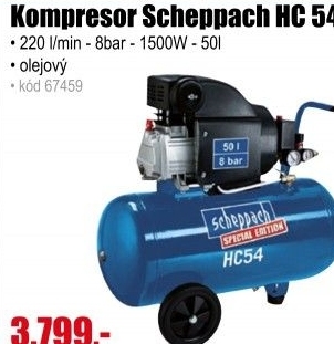 Kompresor Scheppach HC 54