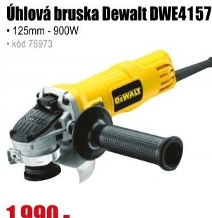 Bruska úhlová Dewalt DWE4157, 125mm, 900W