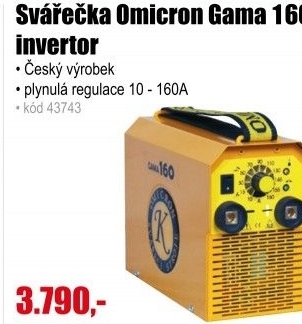 Svářečka Omicron Gama 160 invertor