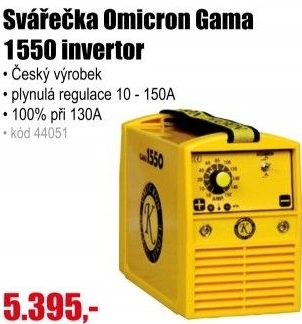 Svářečka Omicron Gama 1550 invertor