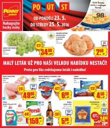 akční leták Penny Market 23.5.2016-25.5.2016
