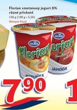 Jogurt smetanové pokušení Florian Olma