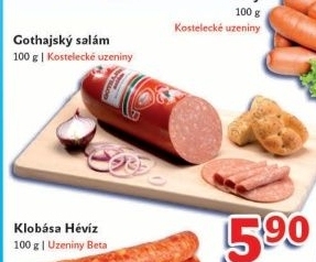 Salám Gothaj Kostelecké uzeniny