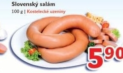 Salám slovenský točený Kostelecké uzeniny