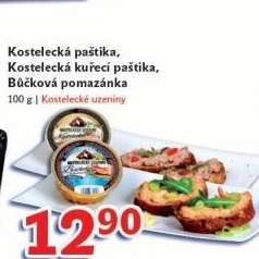 Paštika Kostelecké uzeniny