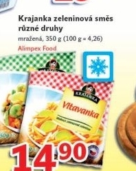 Zeleninová směs mražená Krajanka