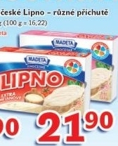 Tavený sýr Jihočeské Lipno Madeta