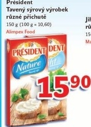 Tavené sýry Président