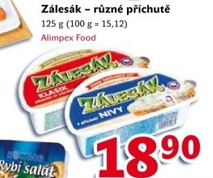 Sýr termizovaný Zálesák Milki