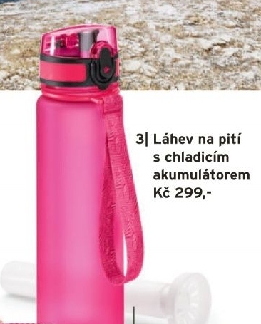 Láhev na pití s chladicím akumulátorem